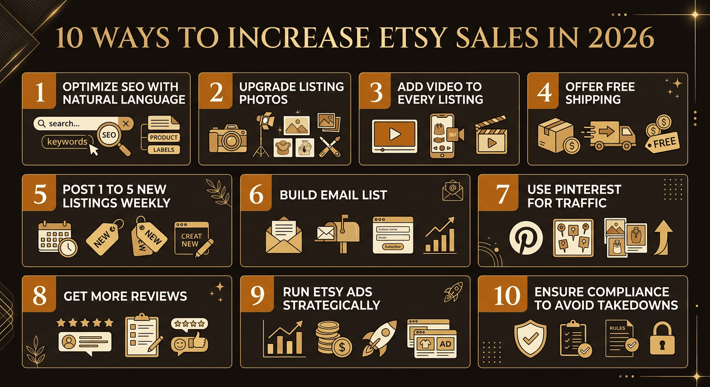 10 proven strategies to increase Etsy sales in 2026
